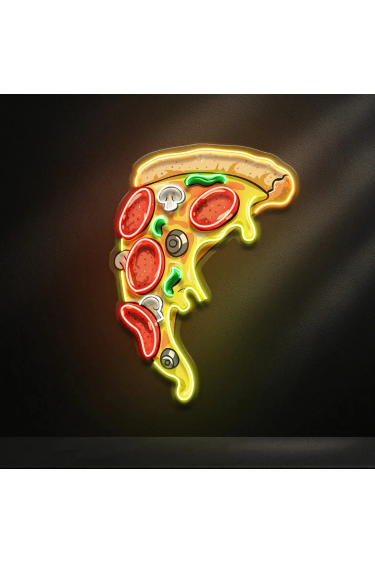 NEON LED IŞIKLI PİZZA POP ART TABLO