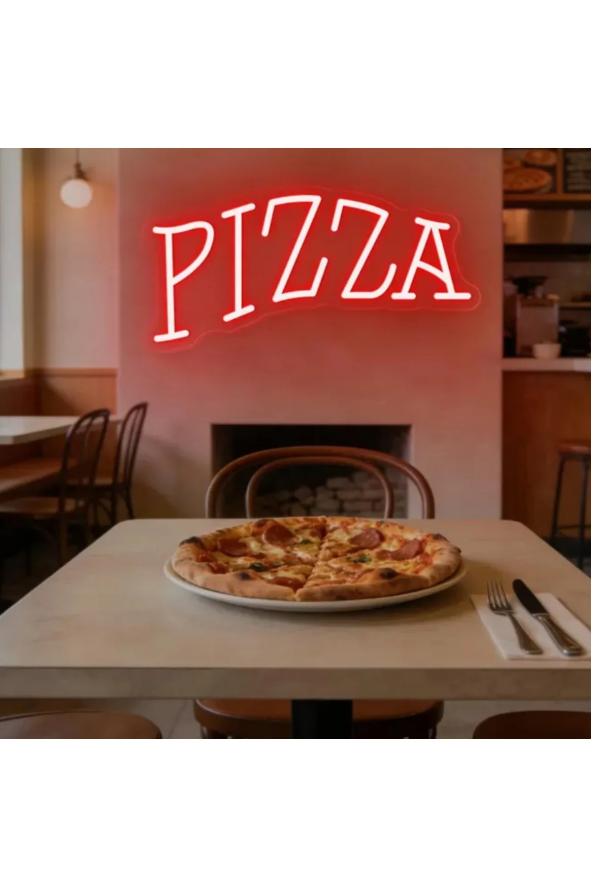 NEON LED IŞIKLI PİZZA