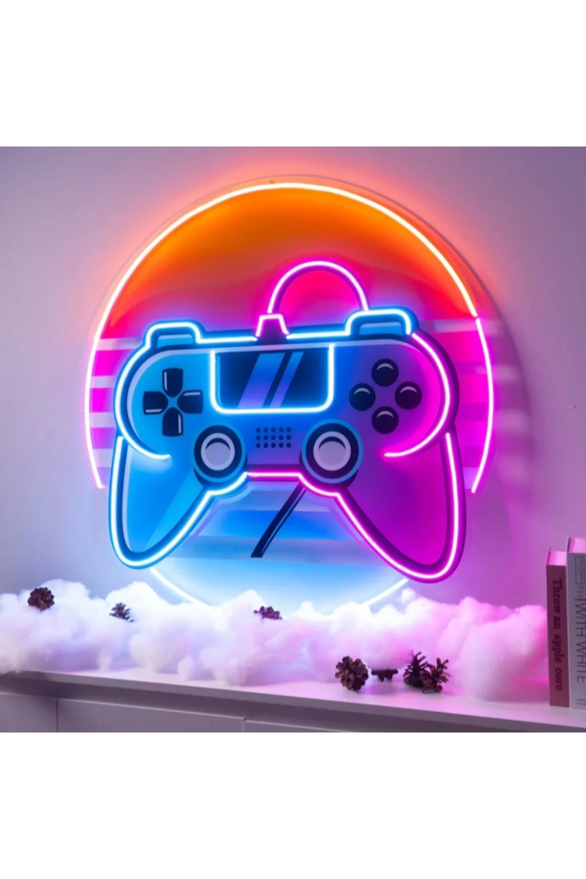 NEON LED IŞIKLI PLAYSTATİON GAMEBOY