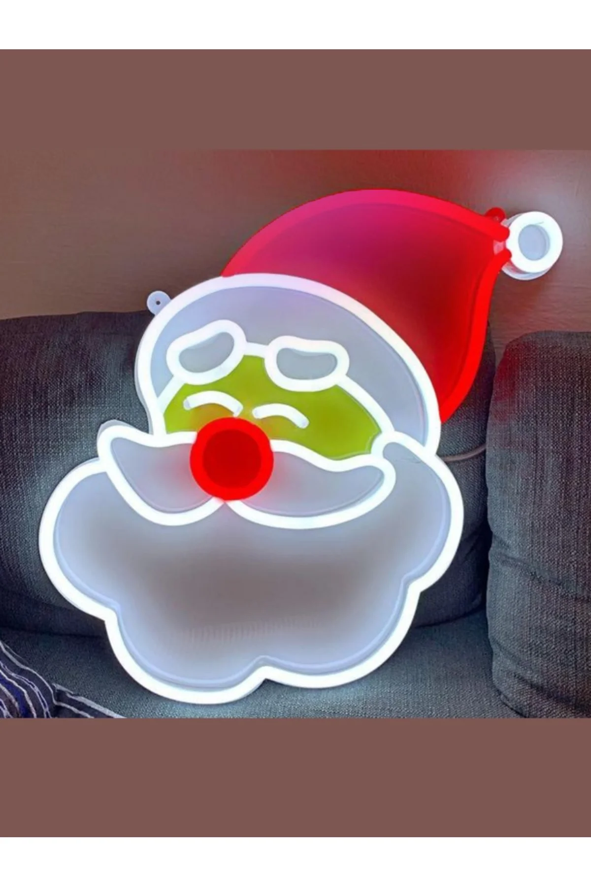 Neon LED IŞIKLI POP ART SANATSAL NOEL BABA YILBAŞI