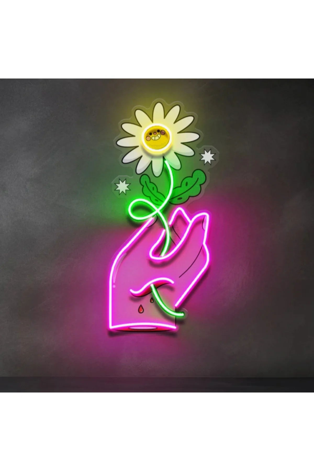 NEON LED IŞIKLI POP ART TABLO