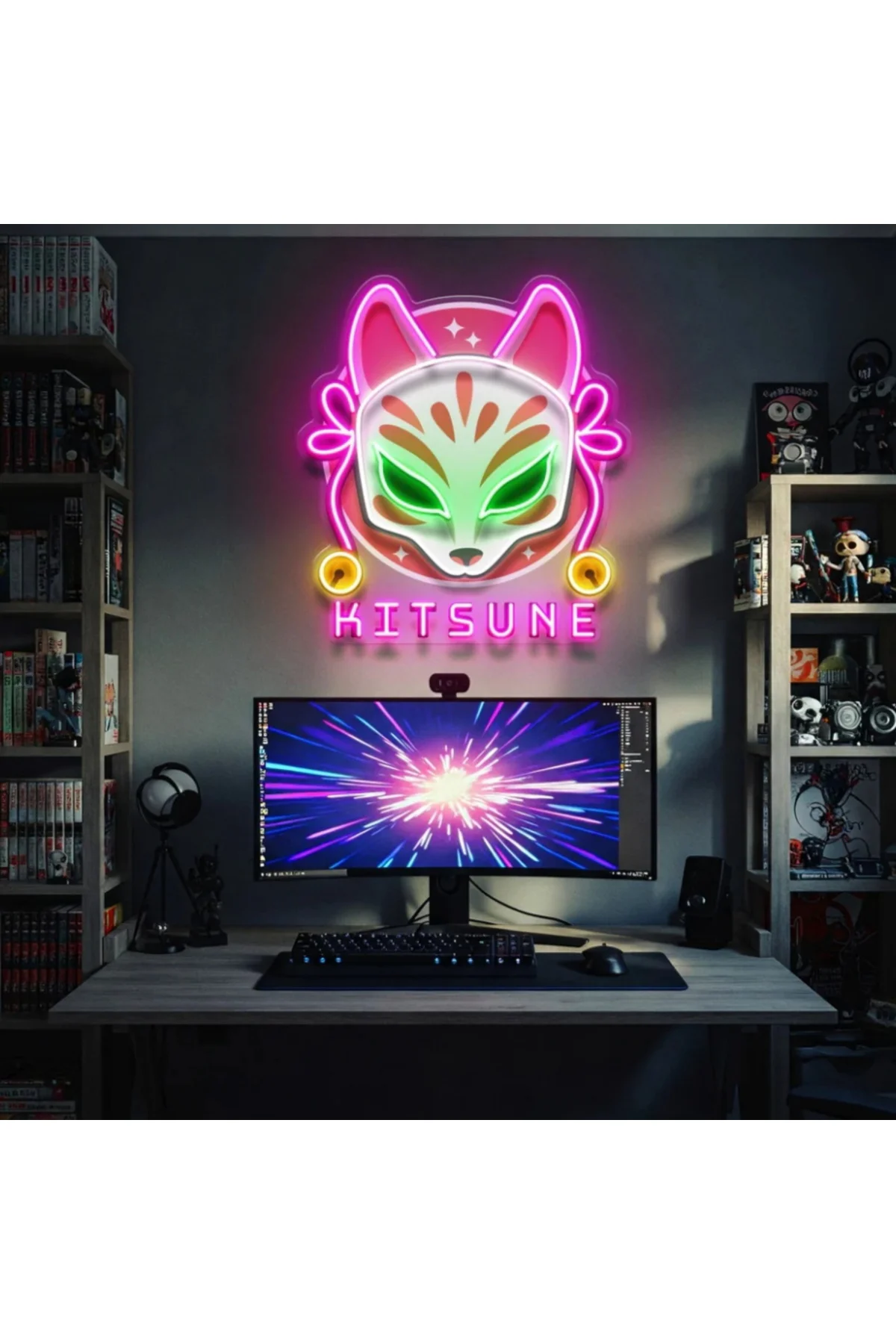 NEON LED IŞIKLI POP ART TABLO