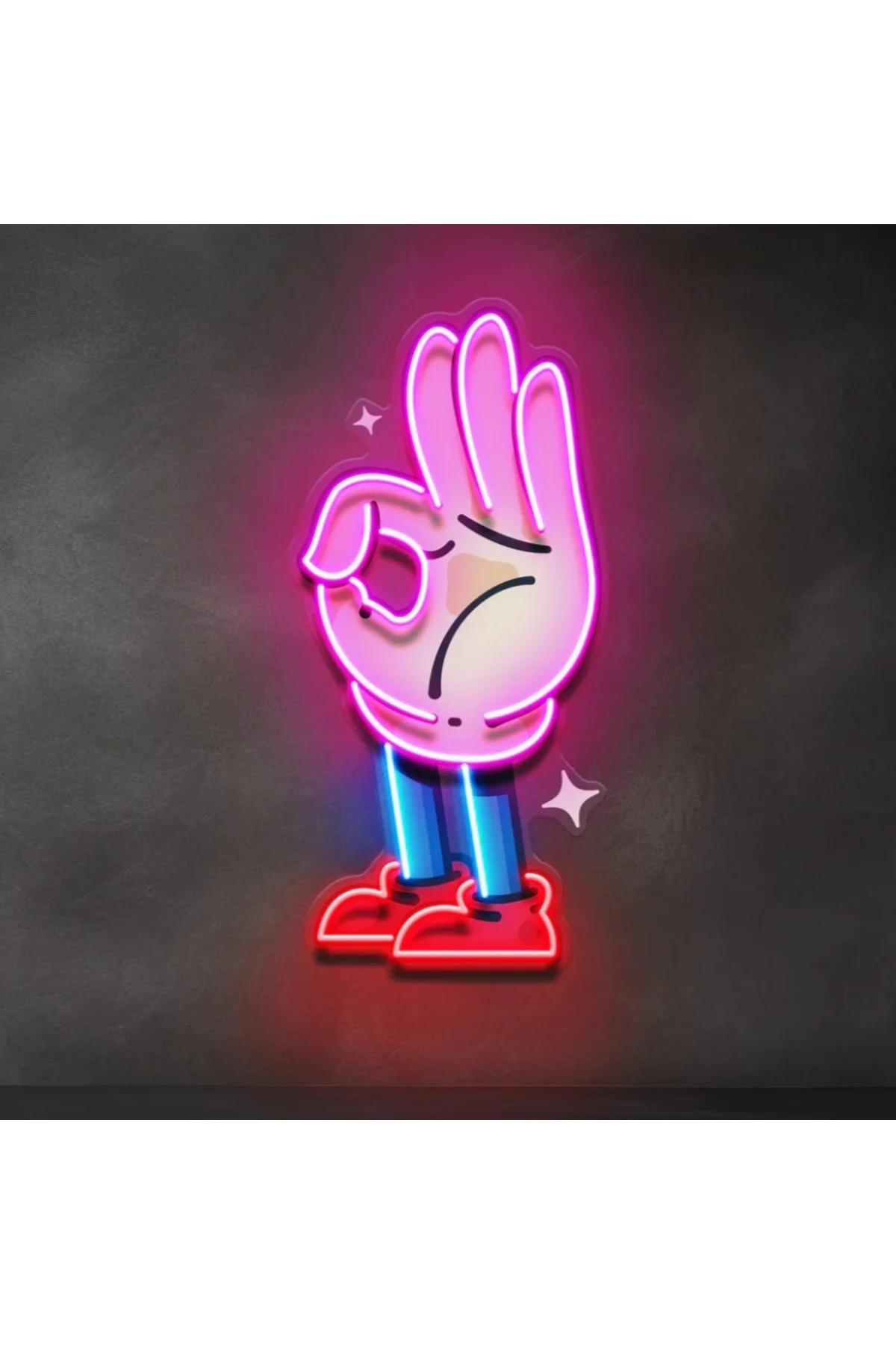 NEON LED IŞIKLI POP ART TABLO