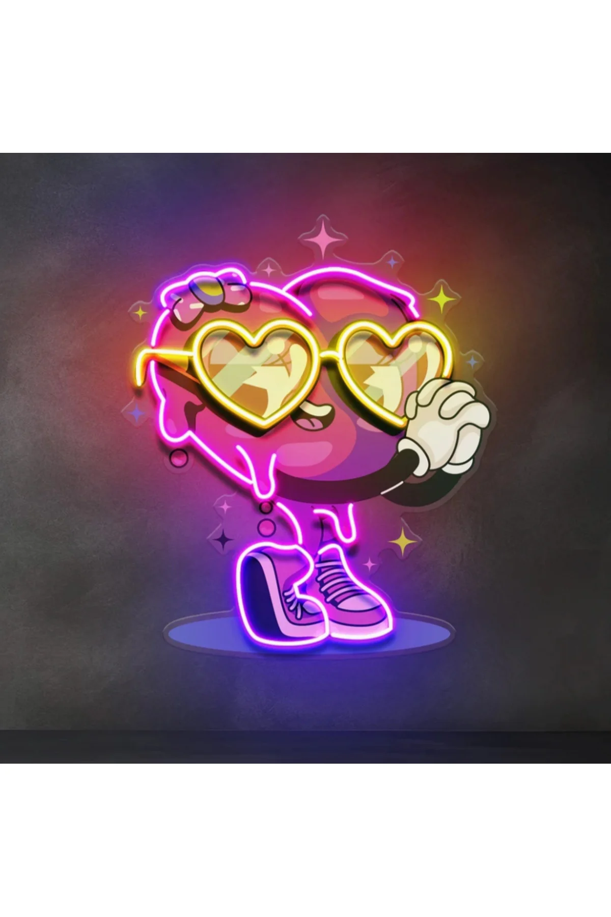 NEON LED IŞIKLI POP ART TABLO