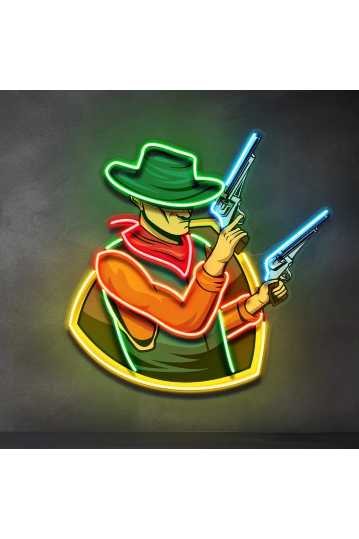 NEON LED IŞIKLI POP ART TABLO