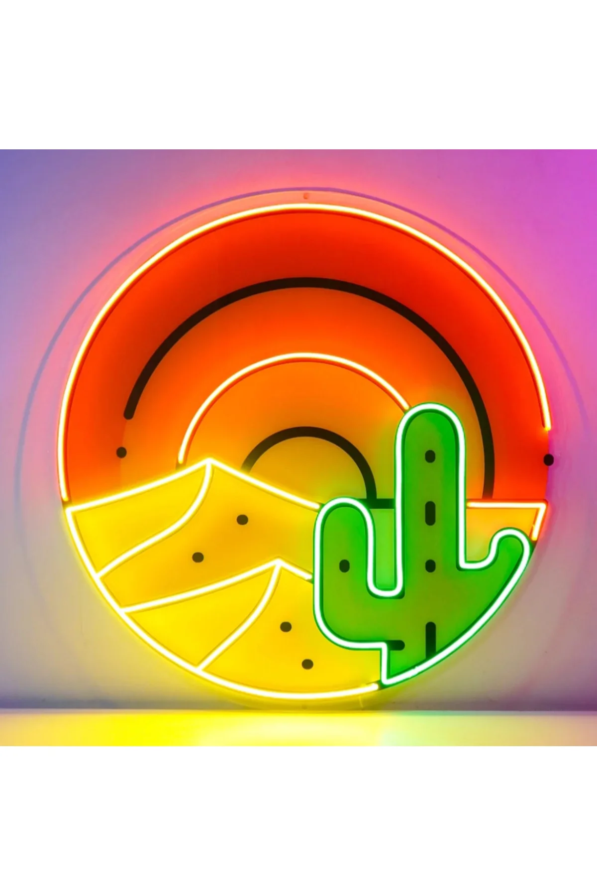 NEON LED IŞIKLI SANATSAL POP ART TABLO