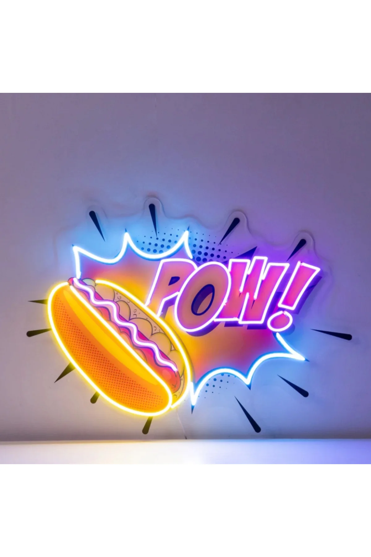 NEON LED IŞIKLI SANDWİCH
