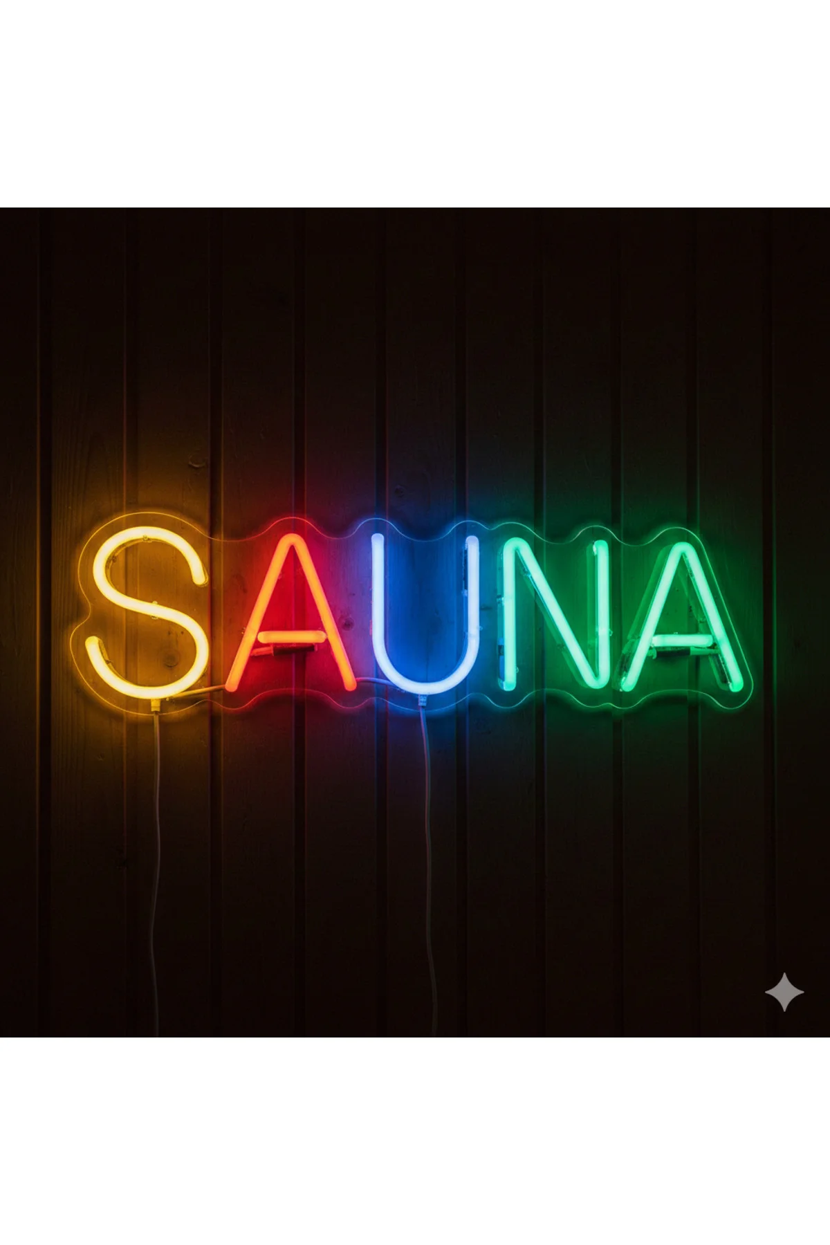 NEON LED IŞIKLI SAUNA