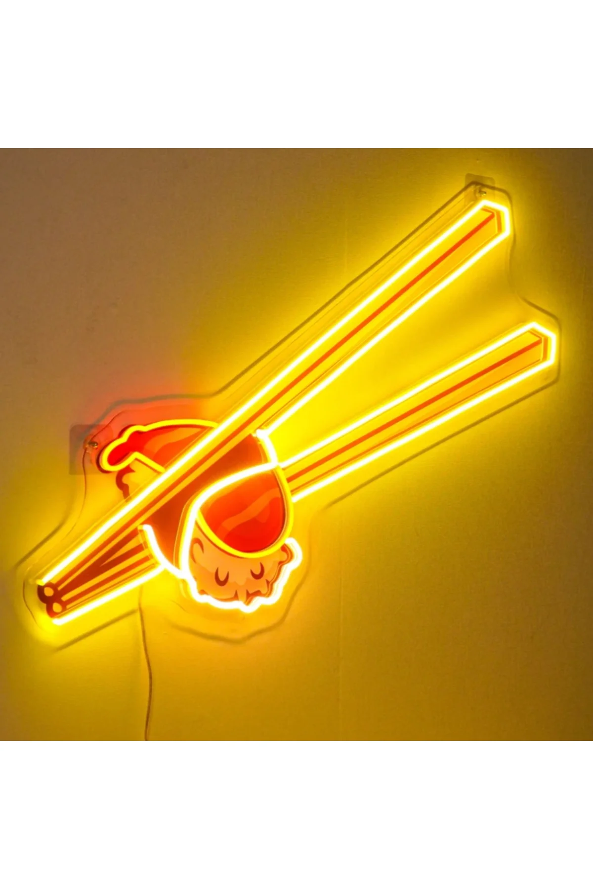 NEON LED IŞIKLI SUSHİ POP ART FAST FOOD RESTORAN