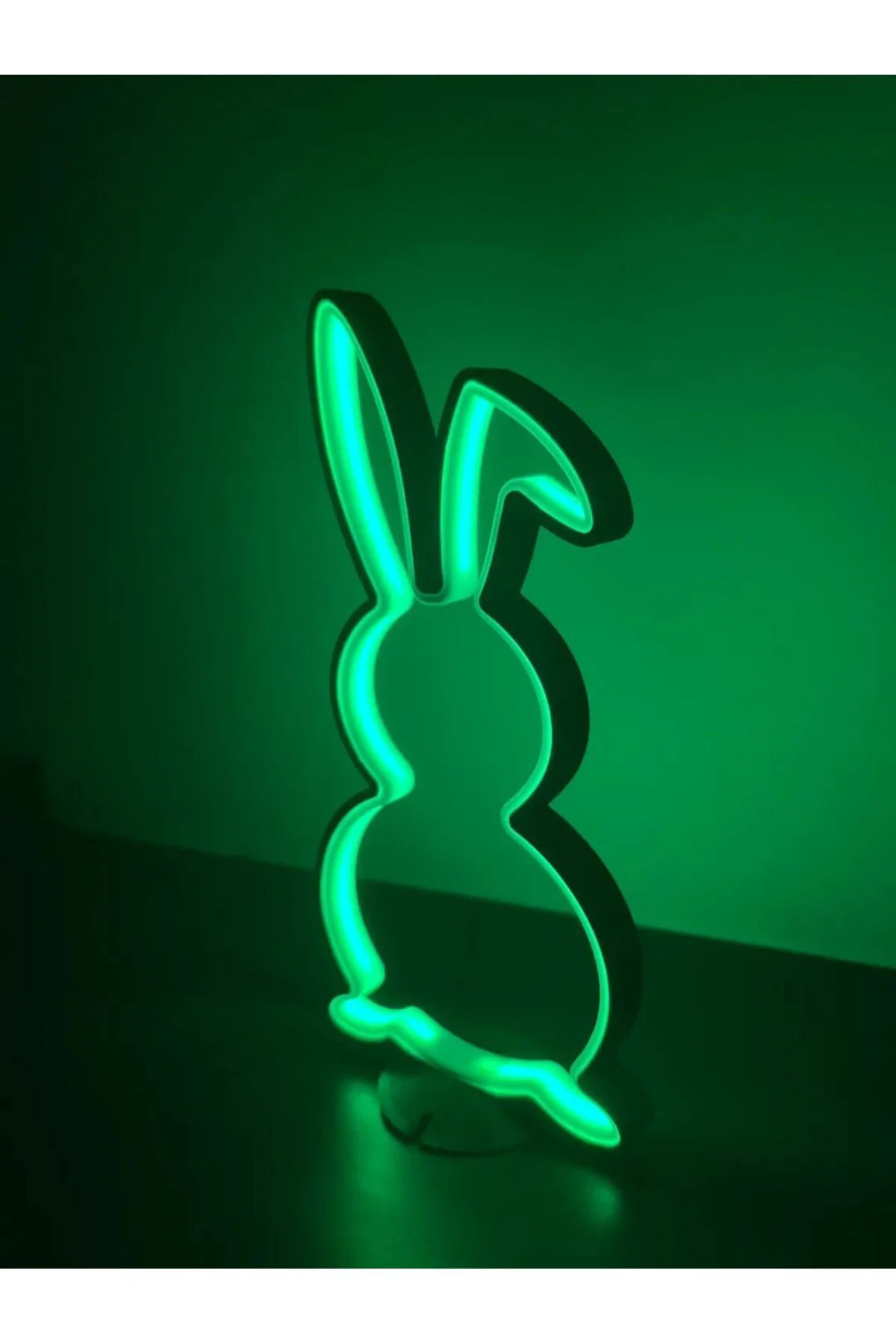Neon Led Işıklı Tavşan