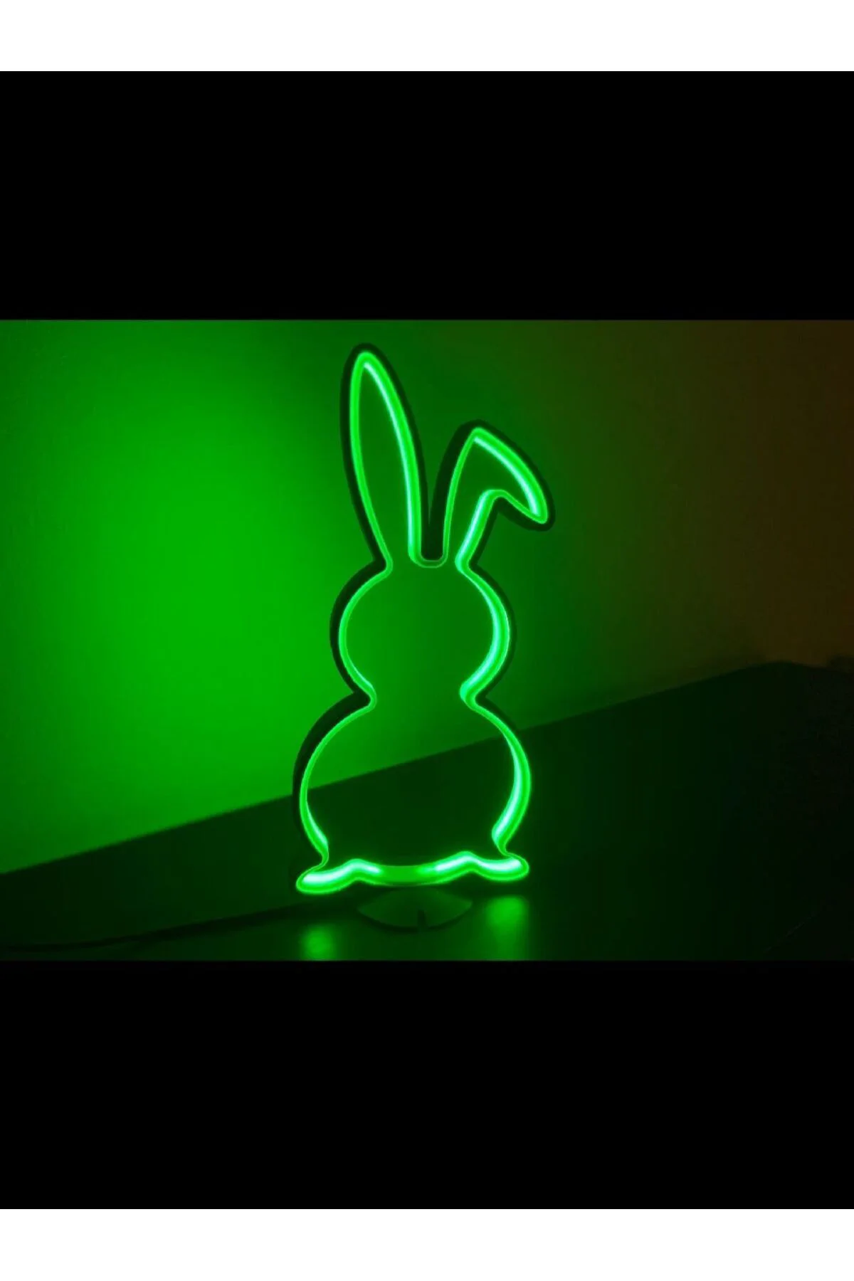 Neon Led Işıklı Tavşan