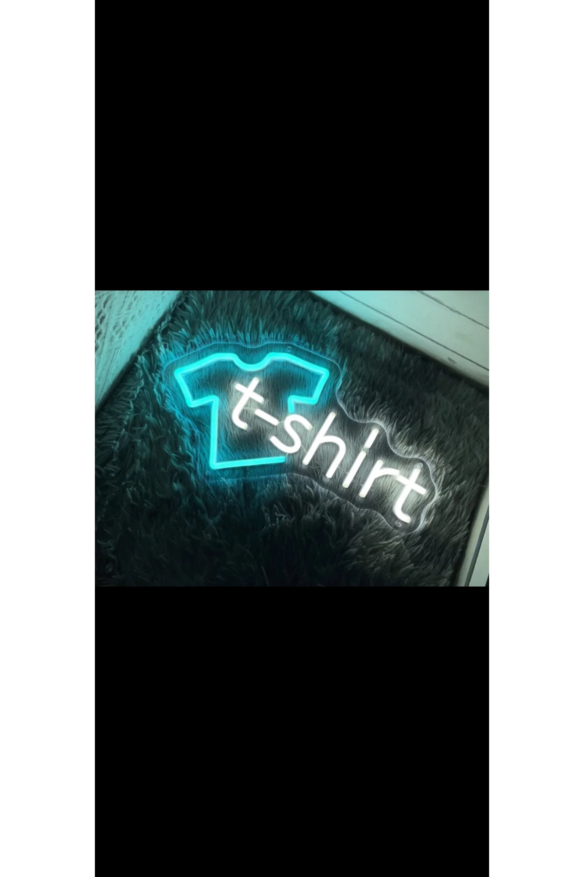 NEON LED IŞIKLI Tişört giyim,