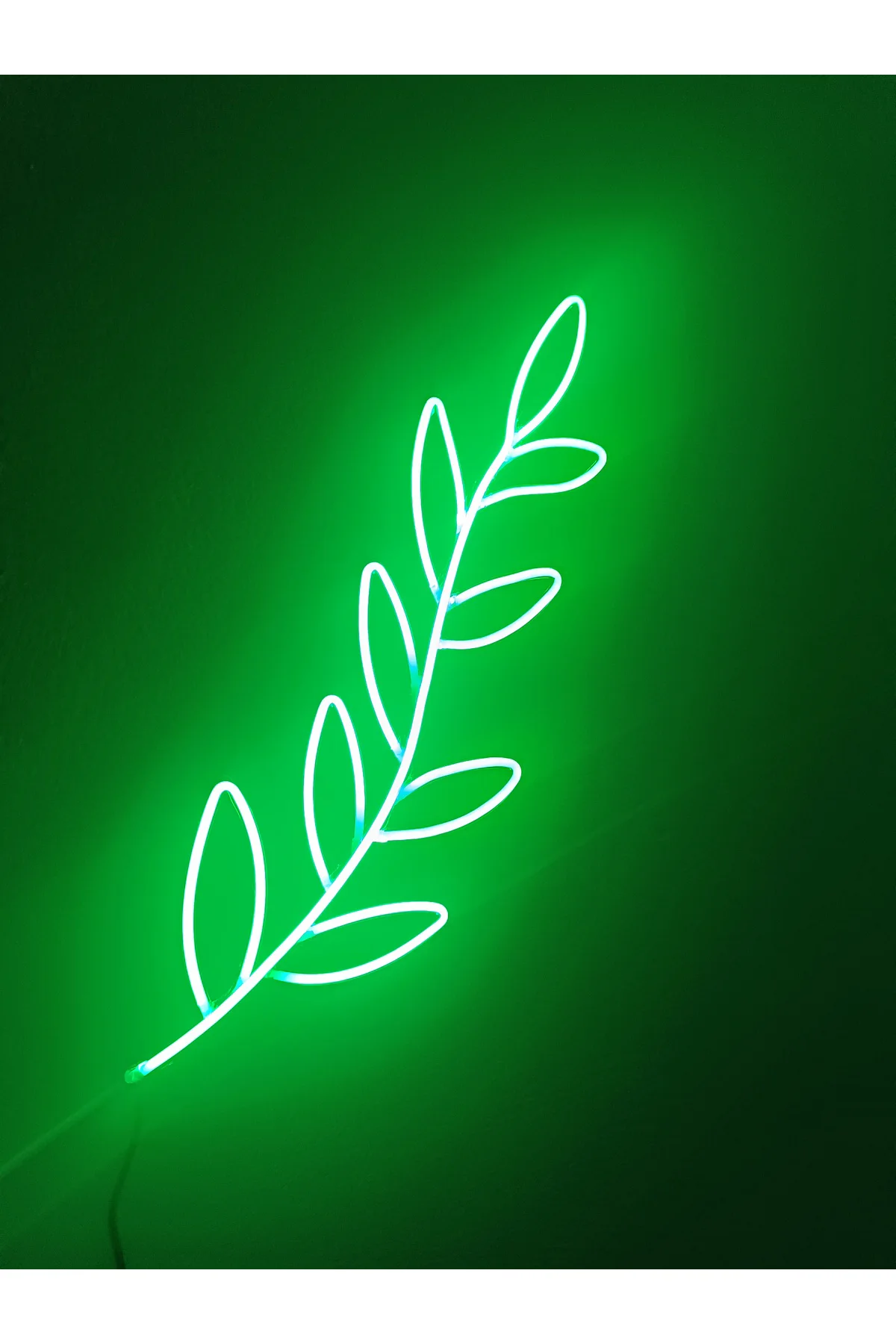 NEON LED IŞIKLI YAPRAK 50 cm