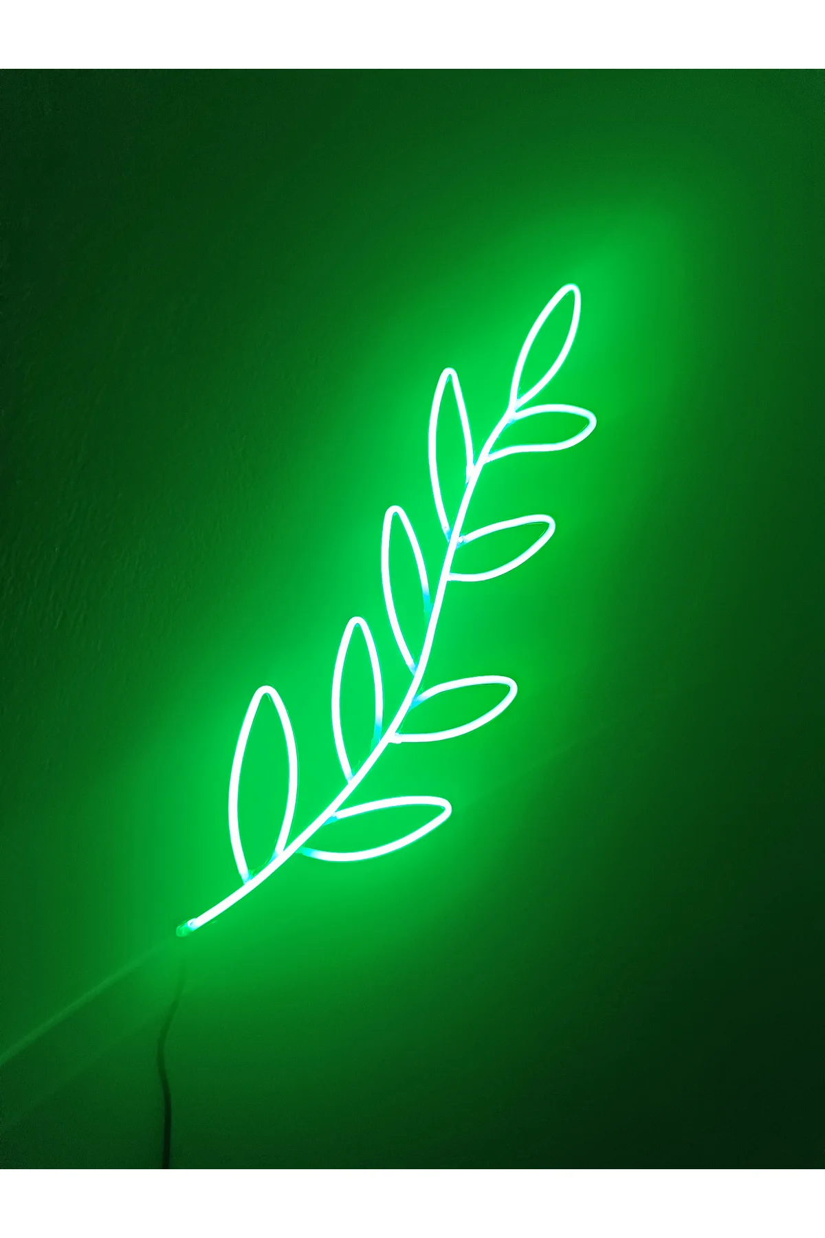 NEON LED IŞIKLI YAPRAK 50 cm