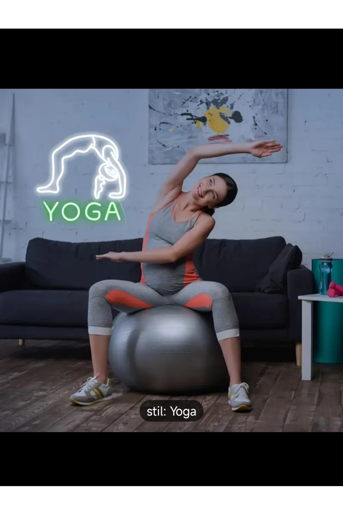 NEON LED IŞIKLI YOGA