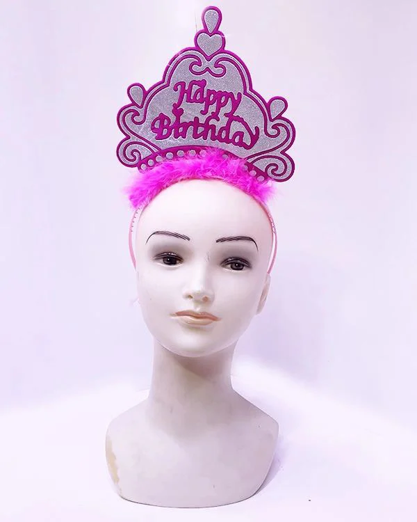 Neon Pembe Doğum Günü Tacı | Happy Birthday Taç 24x15 Cm | Kırılmaz Fiyatı, Yorumları ve Özellikleri