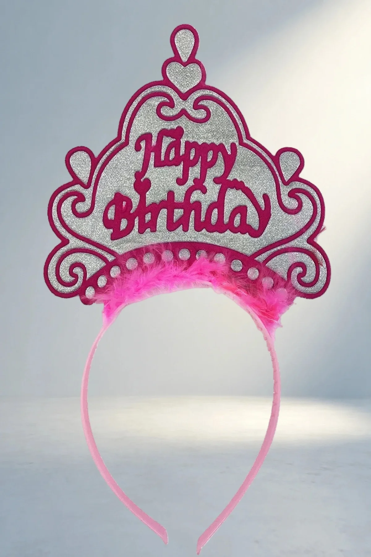 Neon Pembe Doğum Günü Tacı Yetişkin Ve Çocuklar İçin Neon Pembe Doğum Günü Tacı Yetişkin Ve Çocuklar İçin