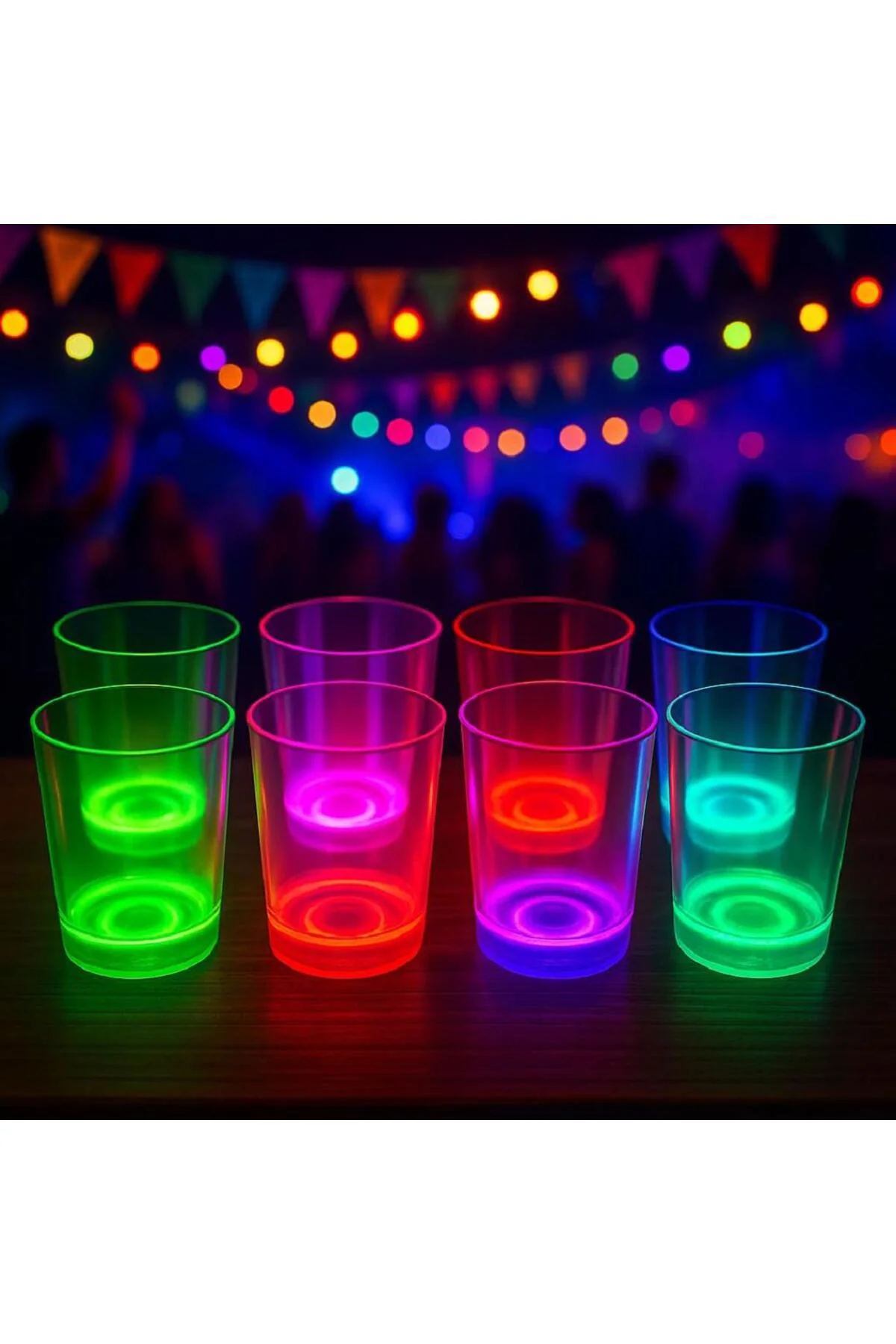 Neon Sarı Bardak 8.5 x 10.5 cm