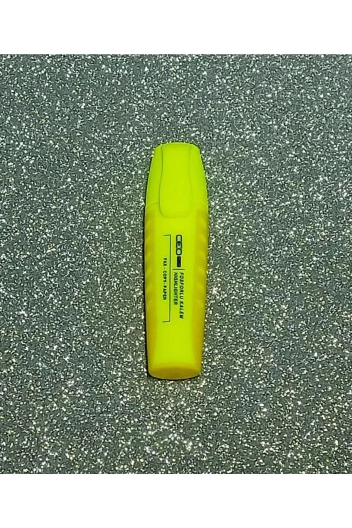 Neon Sarı Kulplu Fosforlu Kalem Neon Sarı Kulplu Fosforlu Kalem