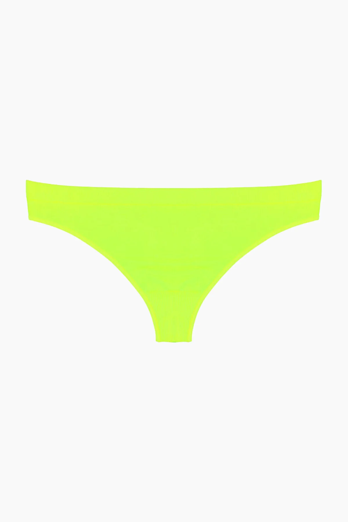Neon Turkuaz Yeşil Narçiçeği Dikişsiz 3lü String