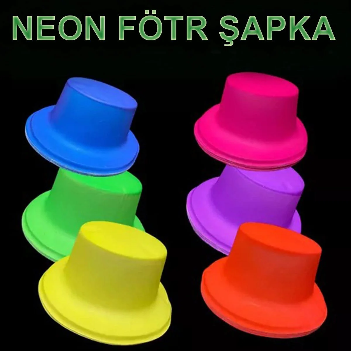 Neon Turuncu Fötr Şapka – Parti & Festival Aksesuarı Fiyatı, Yorumları ve Özellikleri