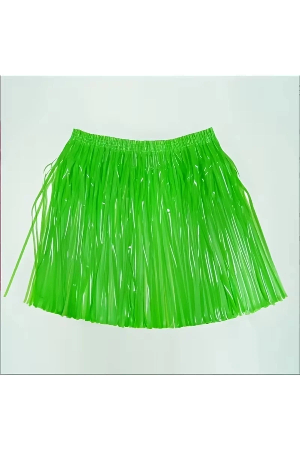 Neon Yeşil Hawaii Parti Eteği 40 Cm - Görsel 2