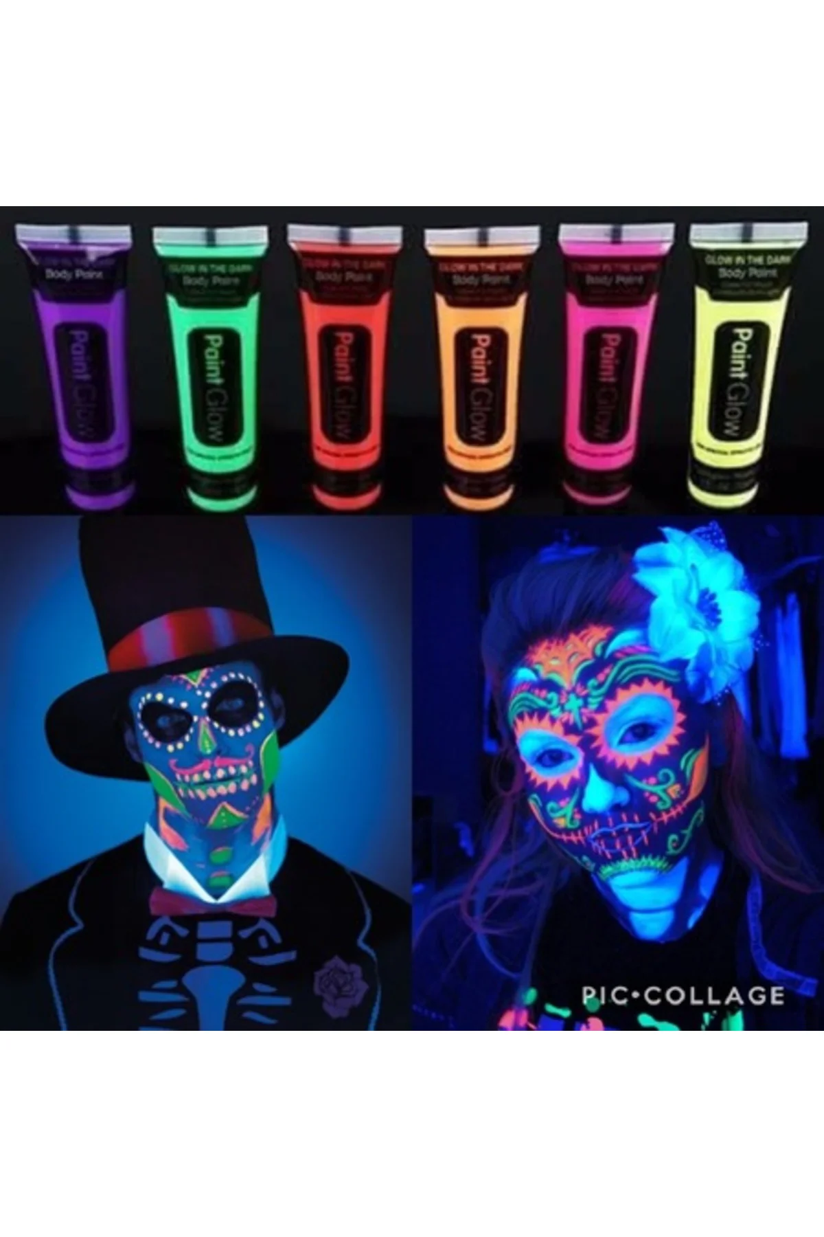 Neonlu Glow Parti Yüz Boyası 6 Renk 6 Adet GO50607290290 Neonlu Glow Parti Yüz Boyası 6 Renk 6 Adet GO50607290290