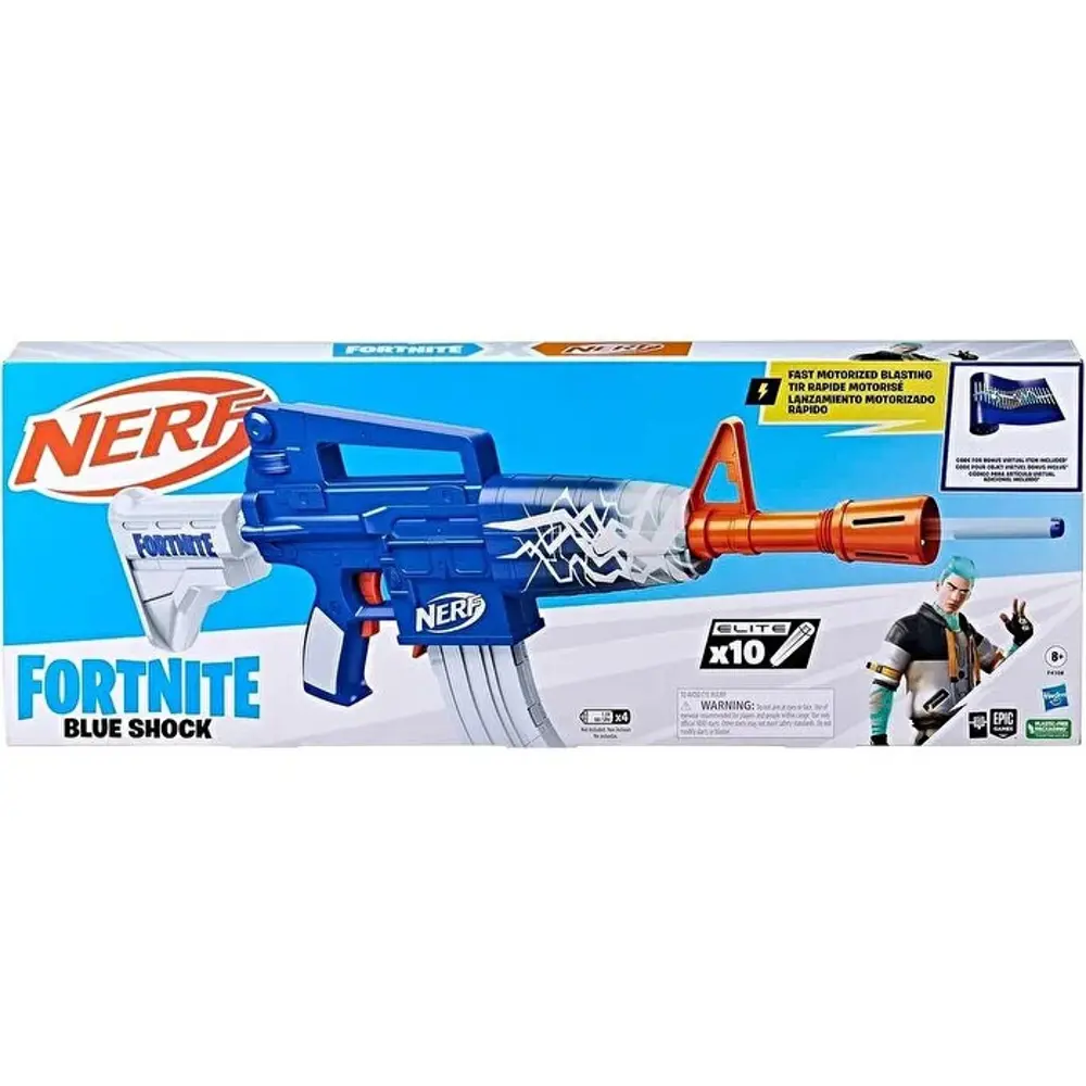 Nerf Fortnite Blue Shock F4108