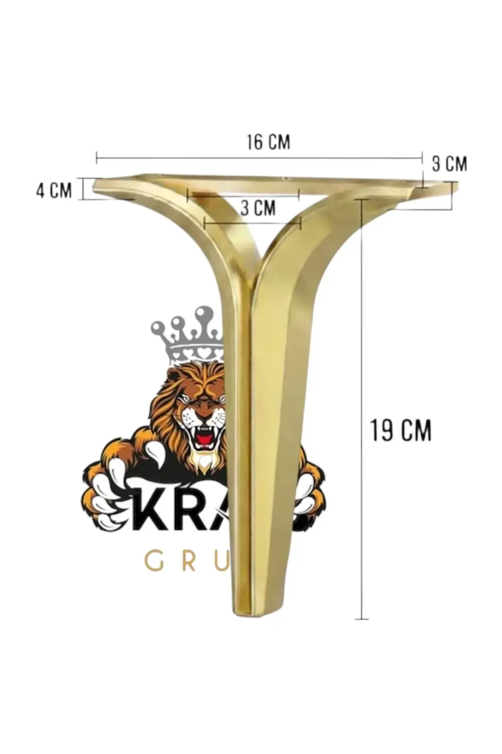 NERGİS 19 CM Gold Koltuk Yatak Odası Tv Ünitesi Konsol ve Ofis Mo