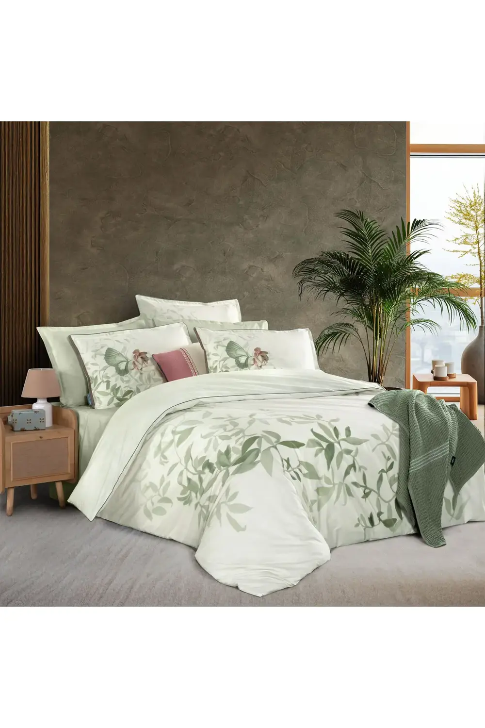 Nerissa Çift Kişilik %100 Pamuk Çift Taraflı Nevresim Takımı