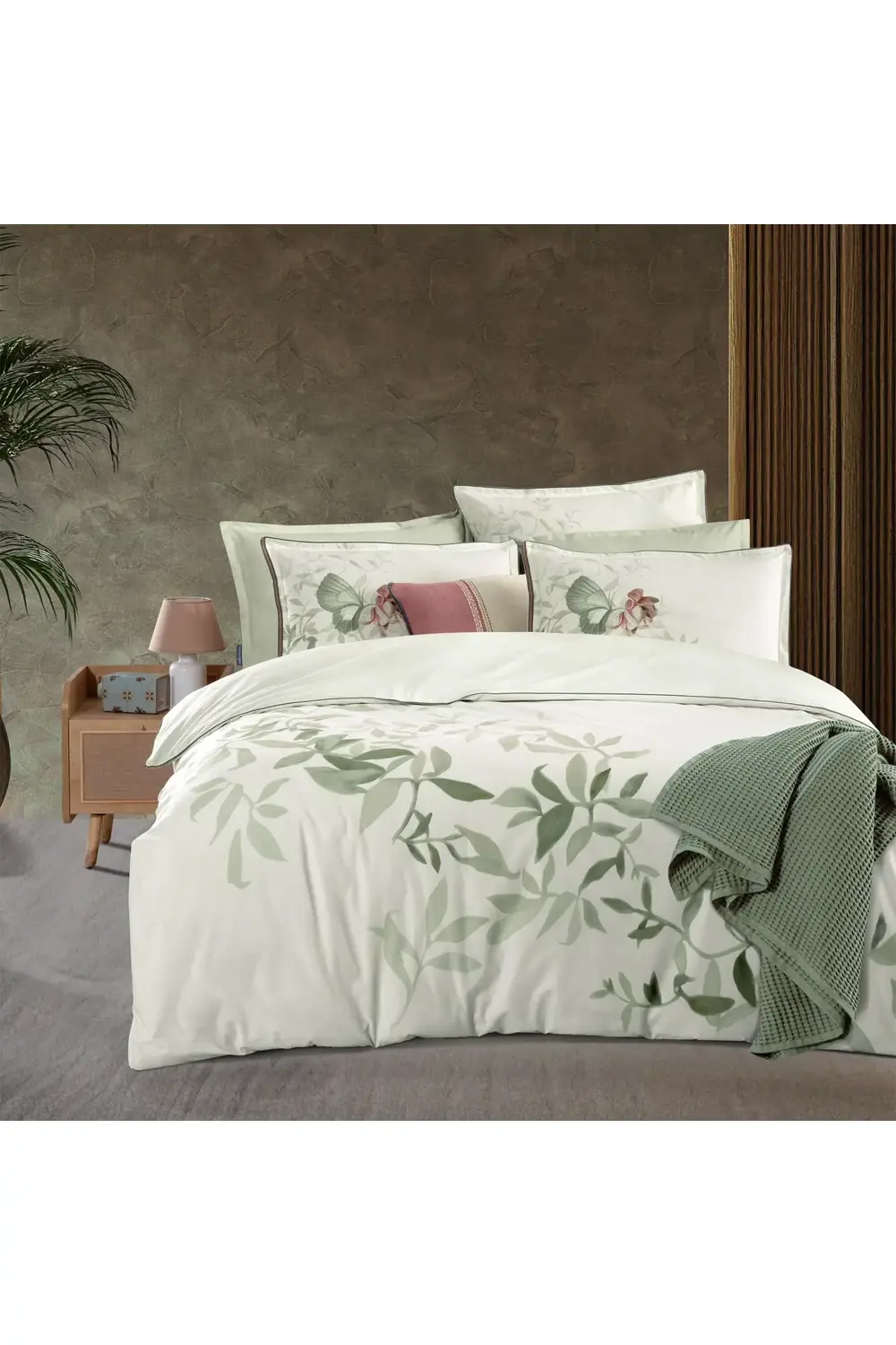 Nerissa Çift Kişilik %100 Pamuk Çift Taraflı Nevresim Takımı