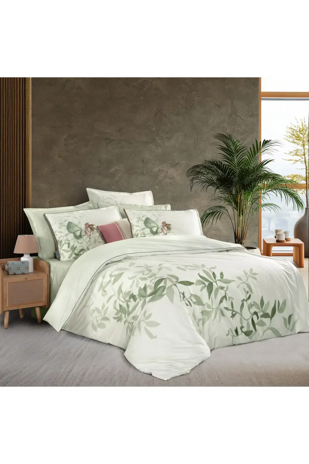 Nerissa Çift Kişilik %100 Pamuk Çift Taraflı Nevresim Takımı