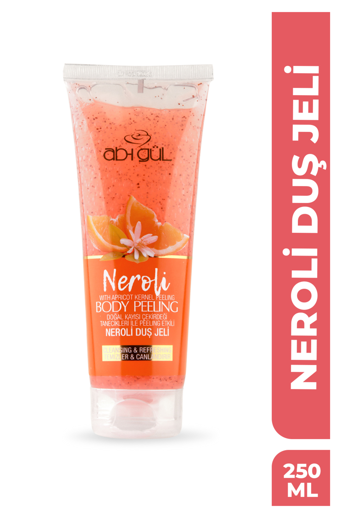 Neroli Body Peeling Doğal Kayısı Çekirdeği Tanecikleri 250 Ml