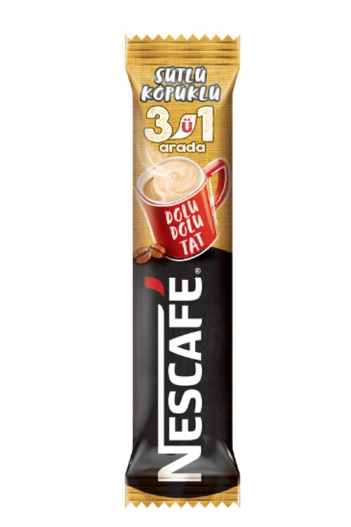 Nescafe 3'ü 1 Arada Sütlü Köpüklü 10 Lu X 10 Adet