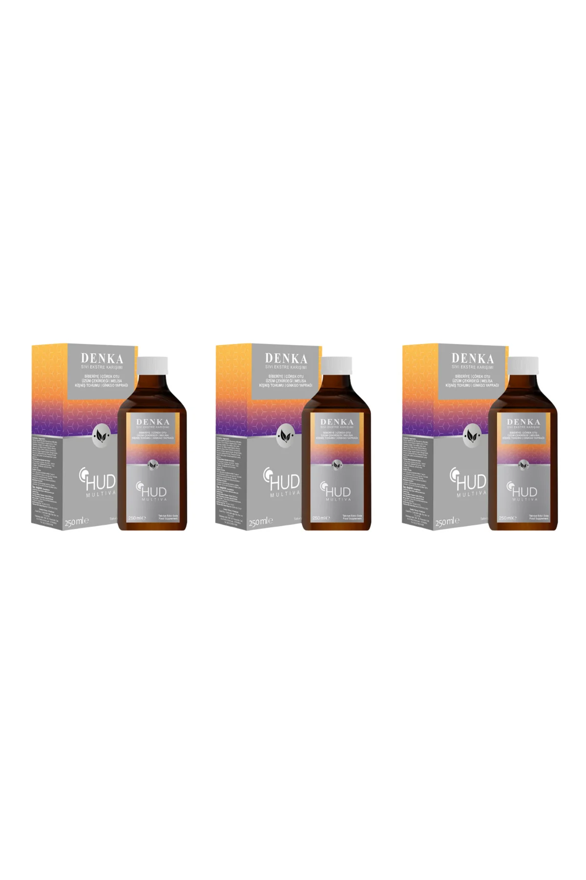 Neşe Natural Denka Sıvı Ekstre Karışımı 250 Ml x 3 Adet
