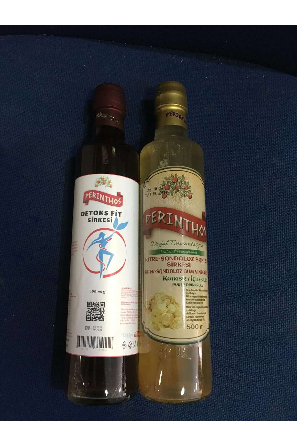 Neşe Natural Detoks Fit Sirkesi 500 ml +Kitre-Sandaloz Sakızı Sirkesi 500 ml