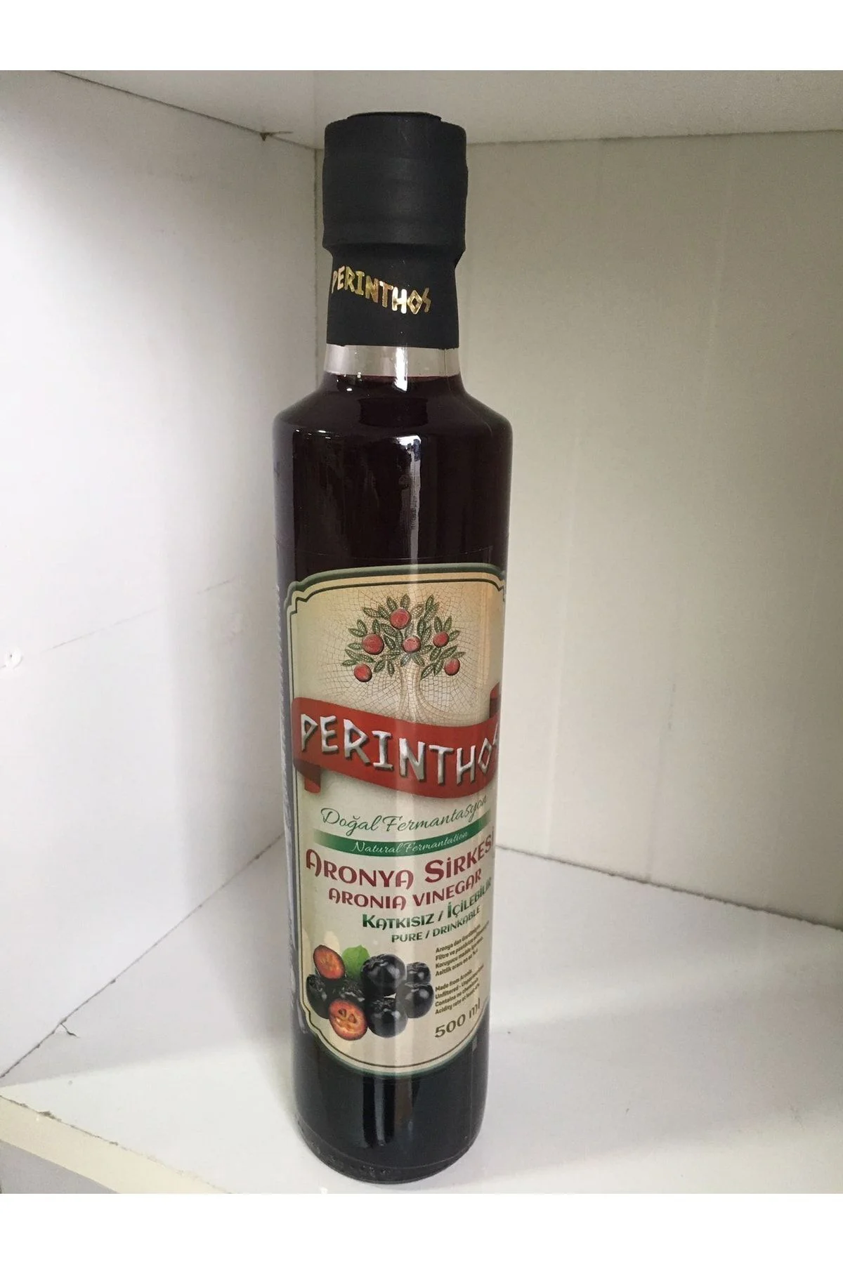 Neşe Natural Doğal Aronya Sirkesi 500 ml Cam Şise
