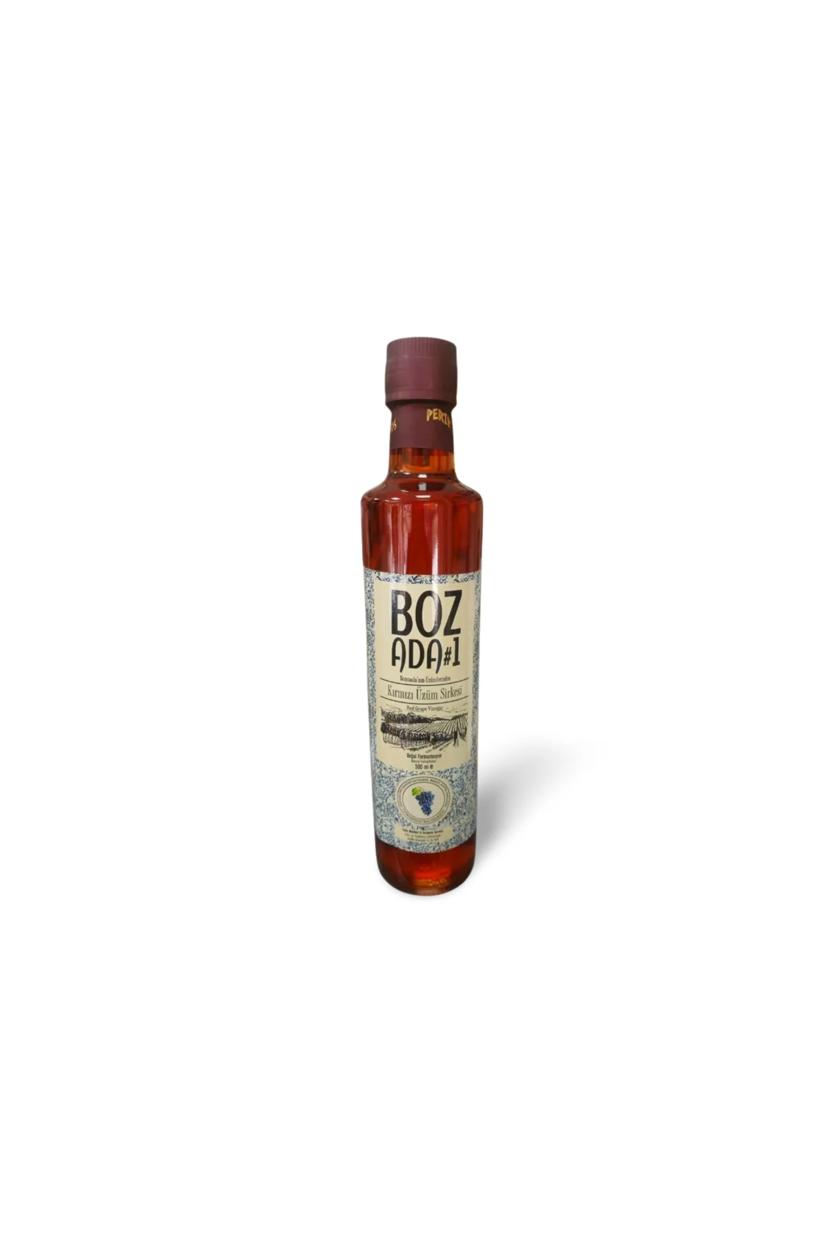 Neşe Natural Doğal Bozcaada Kırmızı Üzüm Sirkesi 500 Ml Cam Şise