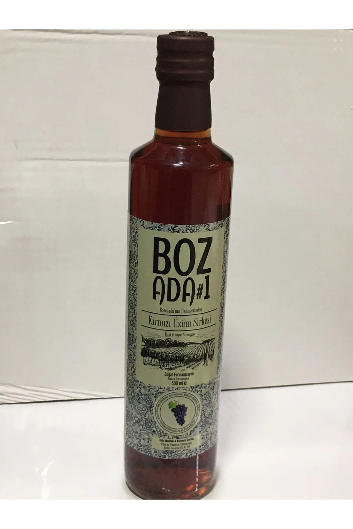 Neşe Natural Doğal Bozcaada Kırmızı Üzüm Sirkesi 500 Ml Cam Şise