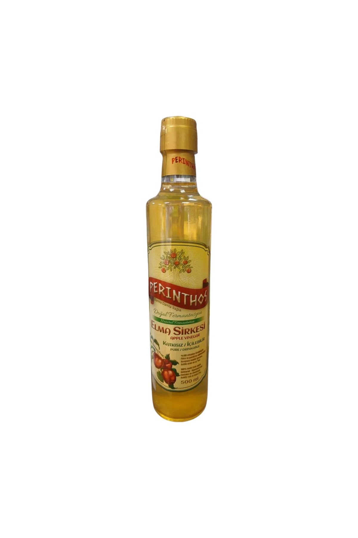 Neşe Natural Doğal Elma Sirkesi 500 ml Cam Şise