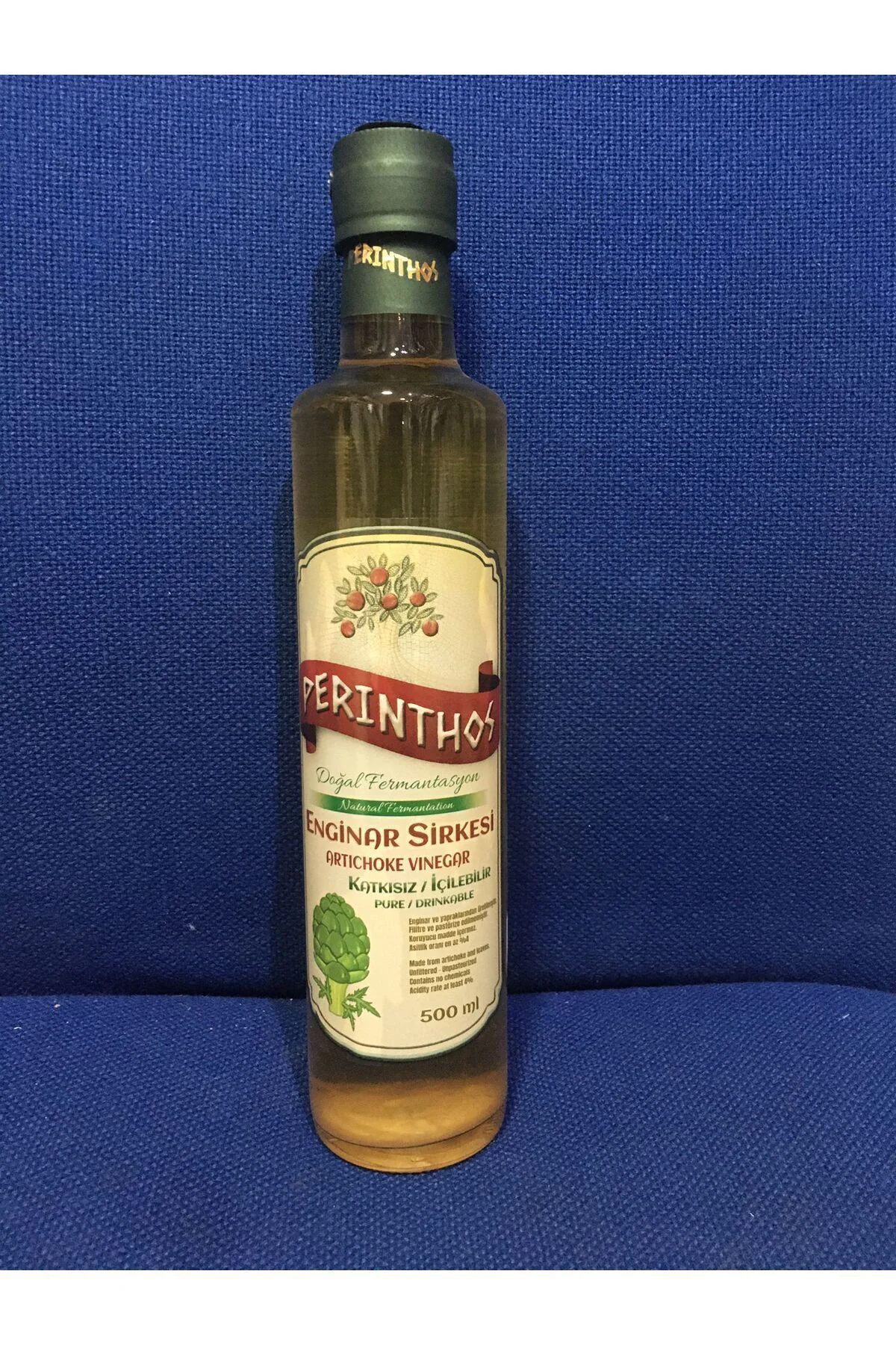 Neşe Natural Doğal Enginar Sirkesi 500 ml Cam Şise