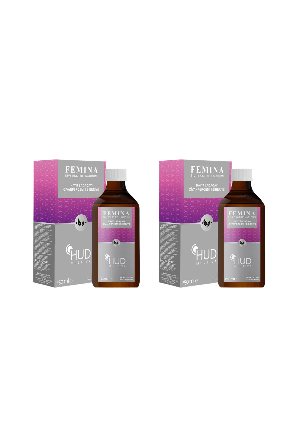 Neşe Natural Femina Sıvı Ekstre Karışımı 250 Ml x 2 Adet