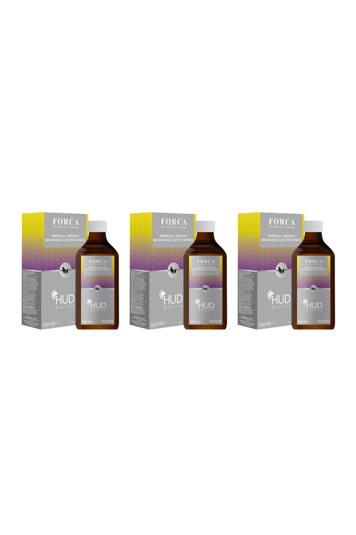 Neşe Natural Forca Sıvı Ekstre Karışımı 250 Ml x 3 Adet