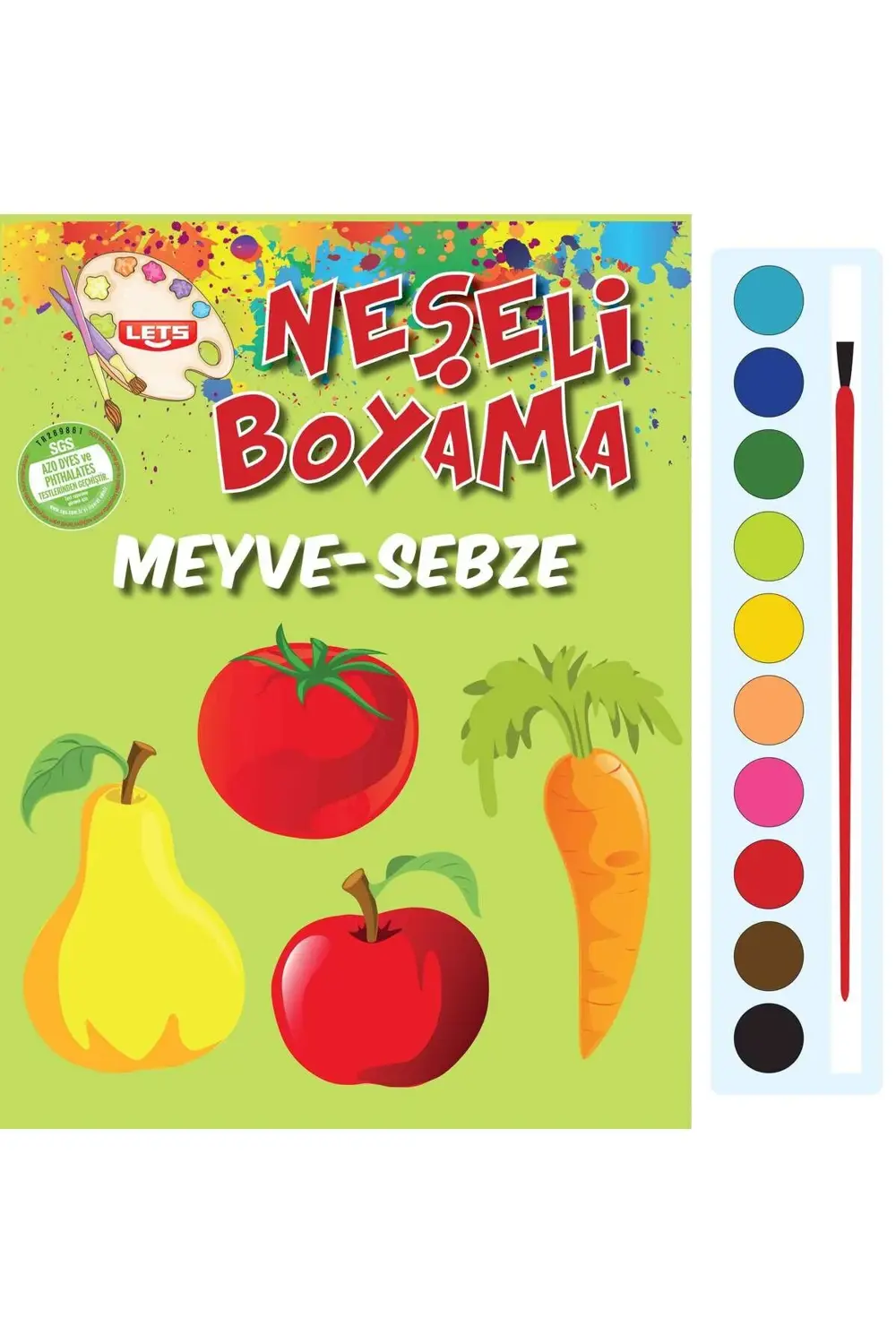 Neşeli Boyama MeyveSebze