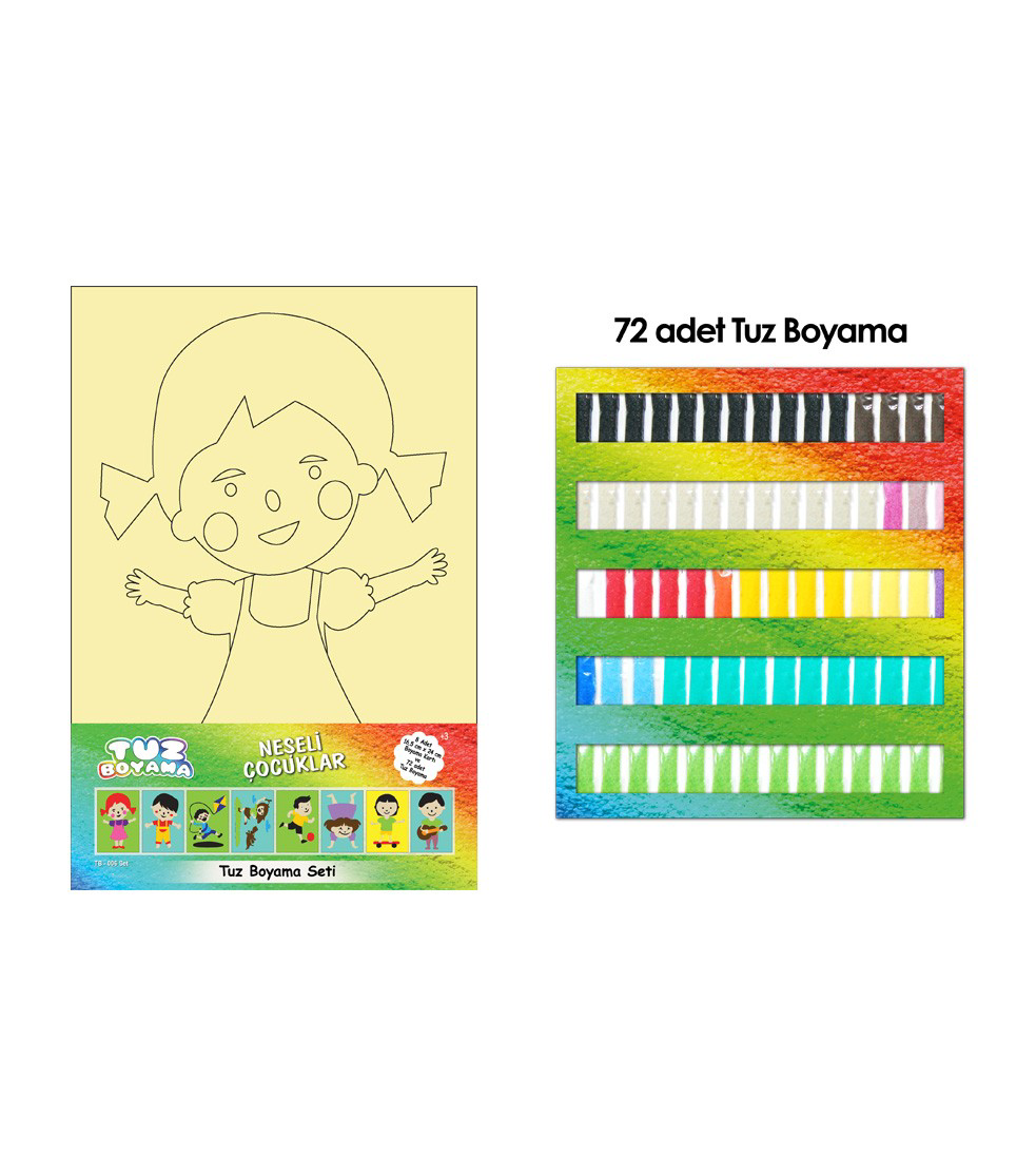 Artikel Neşeli Çocuklar Tb-006 16,5X23 Cm Tuz Boyama Seti (8 Adet), Eğiti Artikel Neşeli Çocuklar Tb-006 16,5X23 Cm Tuz Boyama Seti (8 Adet), Eğiti