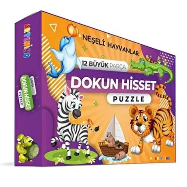 Neşeli Hayvanlar - Dokun Ve Hisset Puzzle Neşeli Hayvanlar - Dokun Ve Hisset Puzzle