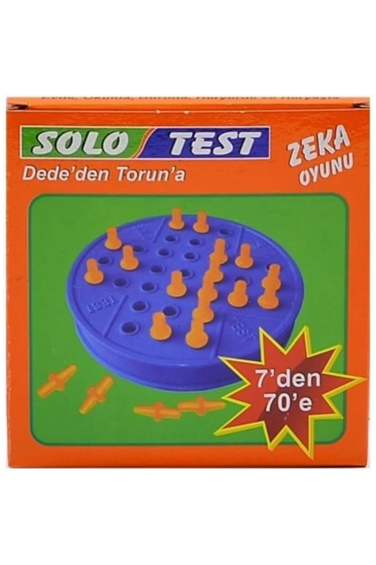 Nesoedu Solo Test Nostaljik Zeka Strateji Eğitici Oyuncak