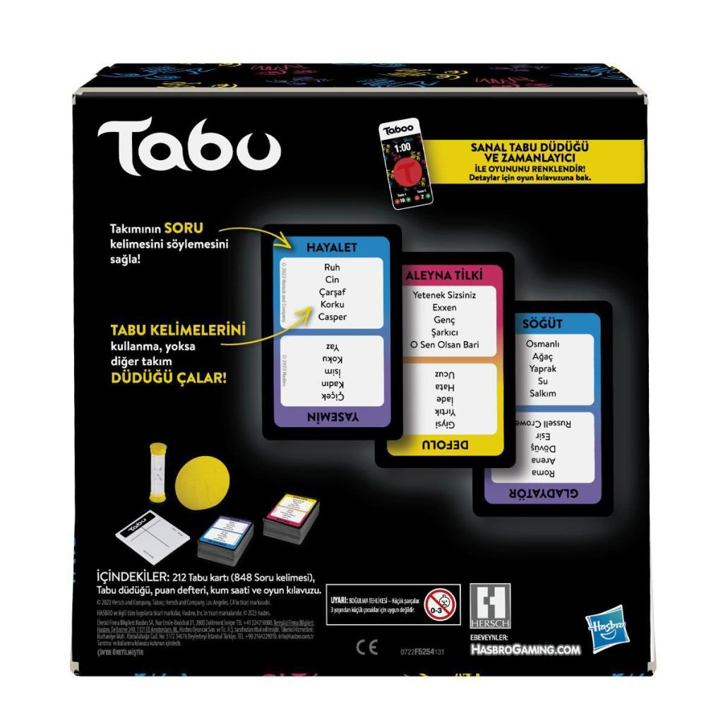 Nessi World F5254 Hasbro Gaming - Tabu +13 yaş Nessi World F5254 Hasbro Gaming - Tabu +13 yaş