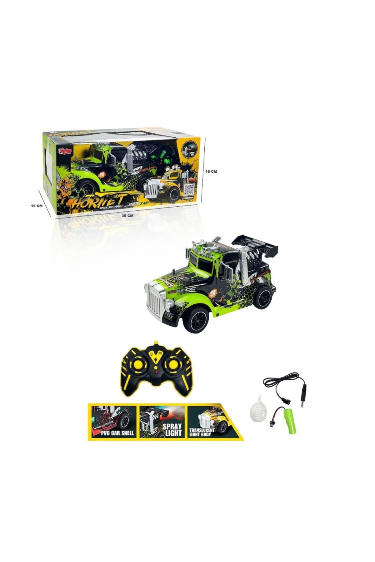 Nessi World RQ3020  Kumandalı  Buhar Çıkartan Çekici Tır Kafası