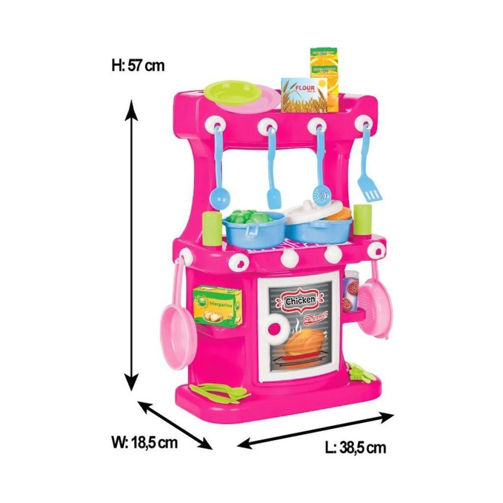 Nessiworld 03 335 Hamarat Ayaklı Mutfak Seti Pembe -Pilsan Oyunca Nessiworld 03 335 Hamarat Ayaklı Mutfak Seti Pembe -Pilsan Oyunca